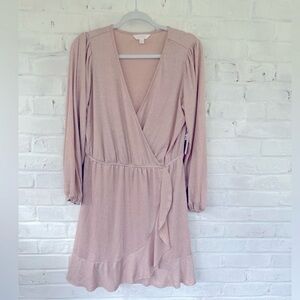 Lauren Conrad Sparkle pink dress